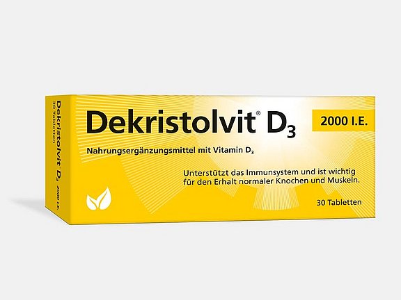 Dekristolvit D3 2000 I.E. 30 Tabletten (grey)